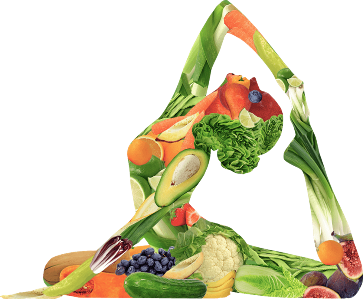 Здоровое питание на прозрачном фоне