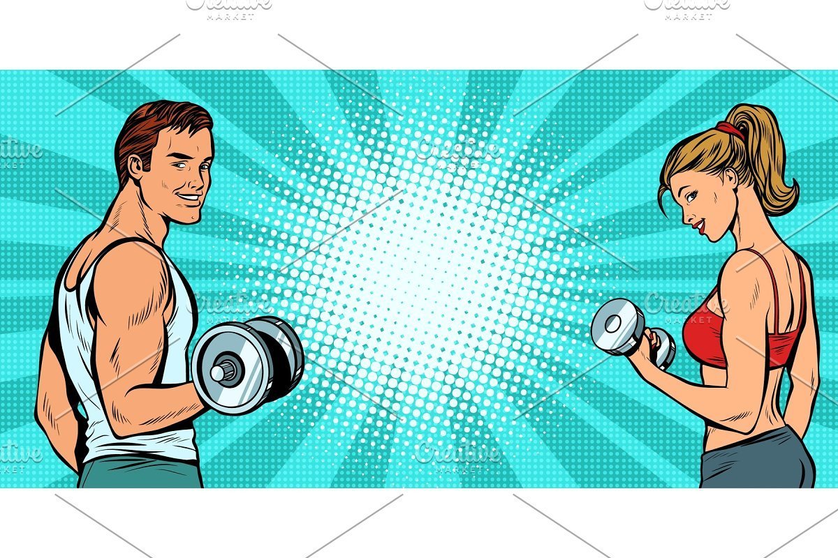 Поп арт фитнес