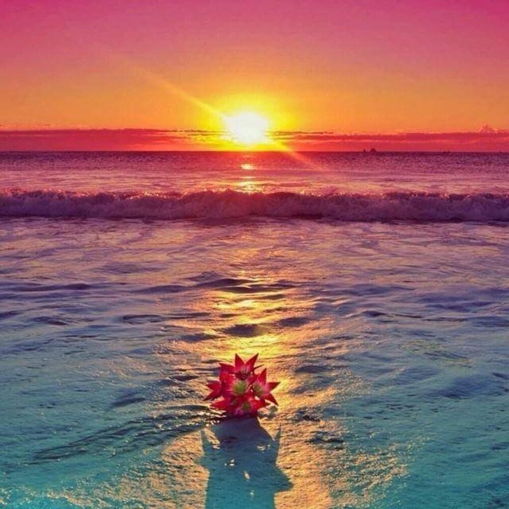 Красивое море днем