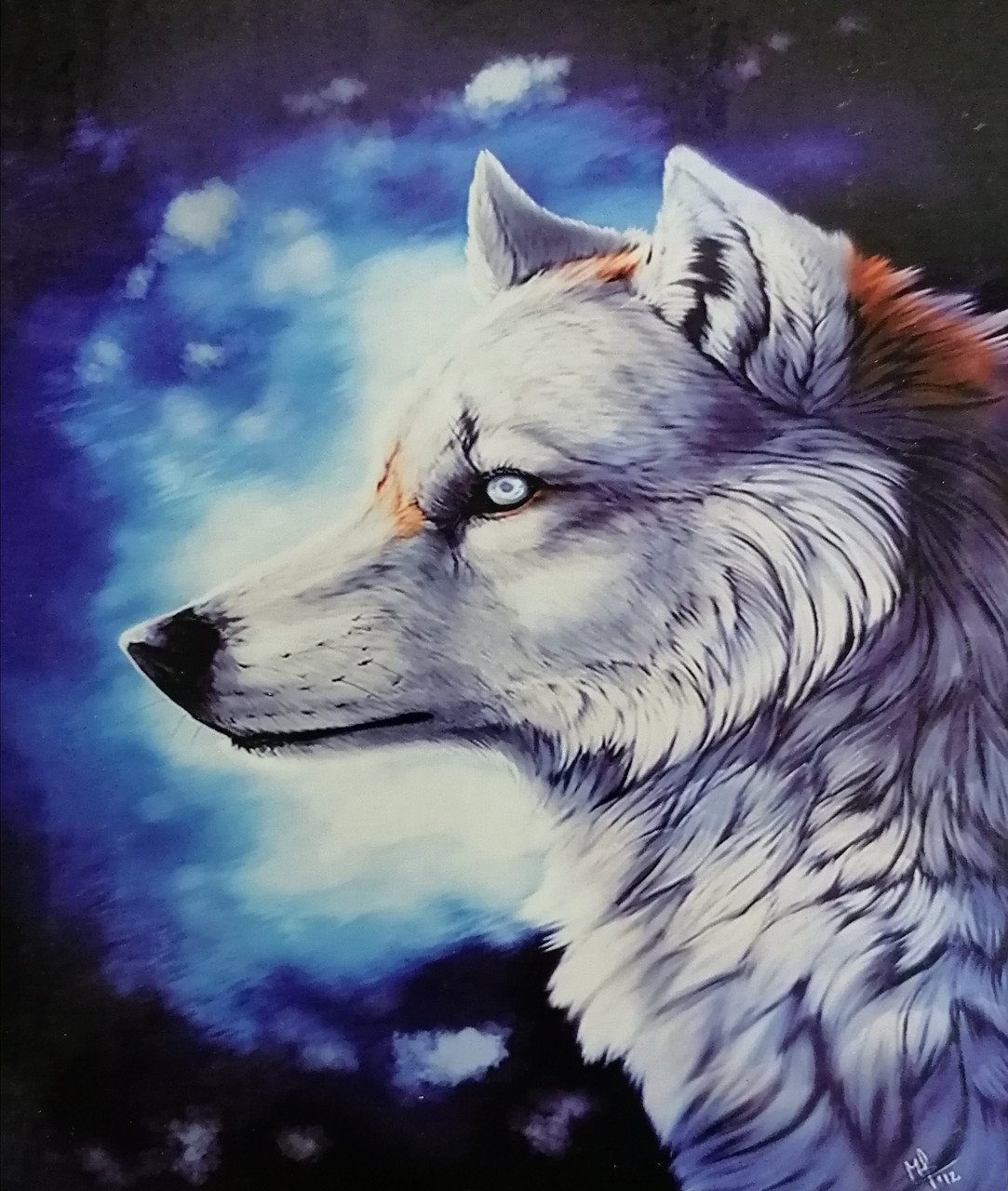 Волк арт