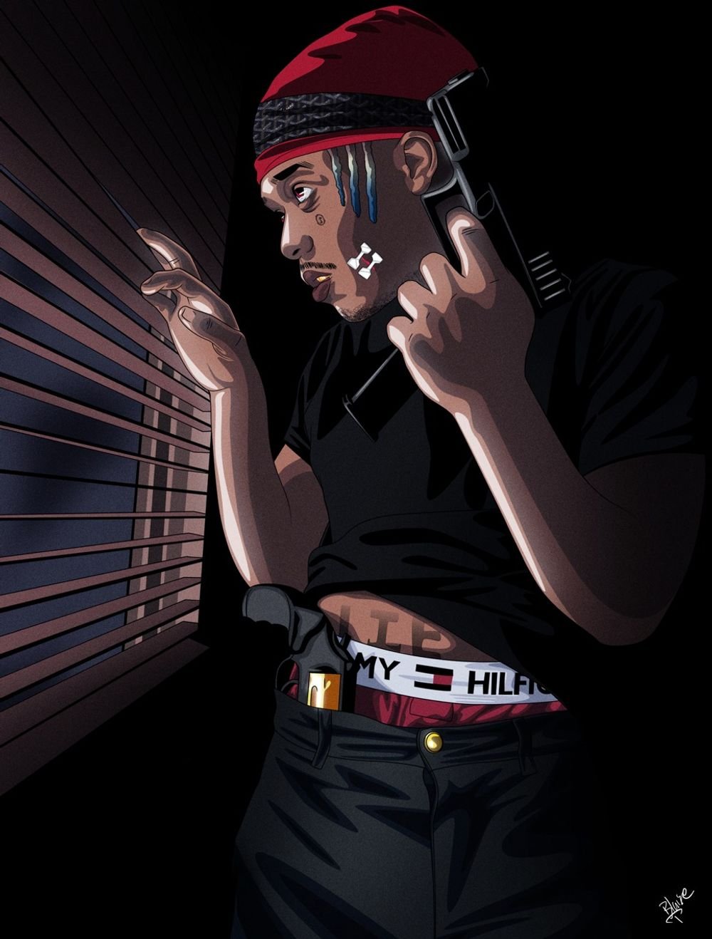 Черный гангста