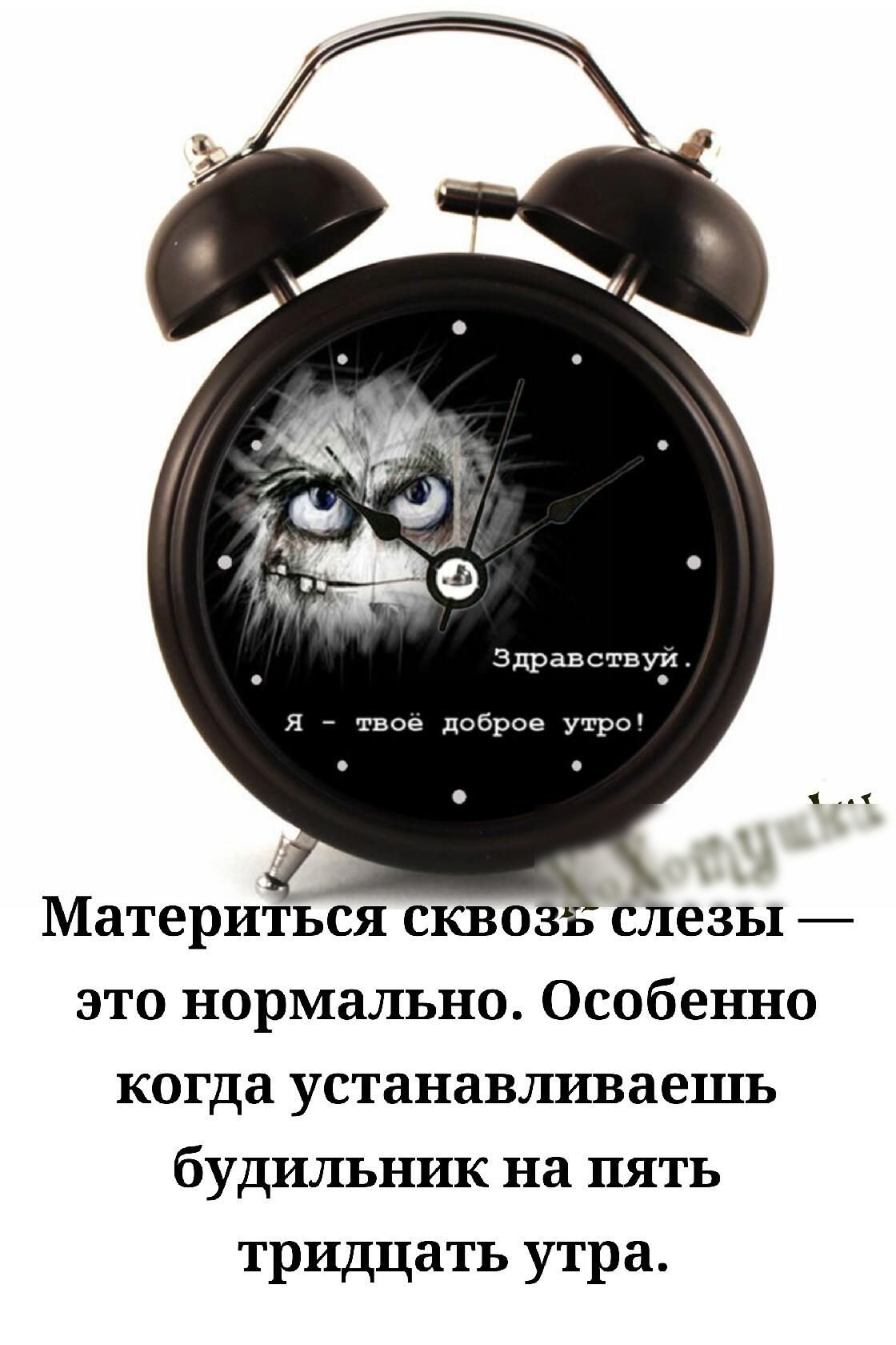 Будильник прикол