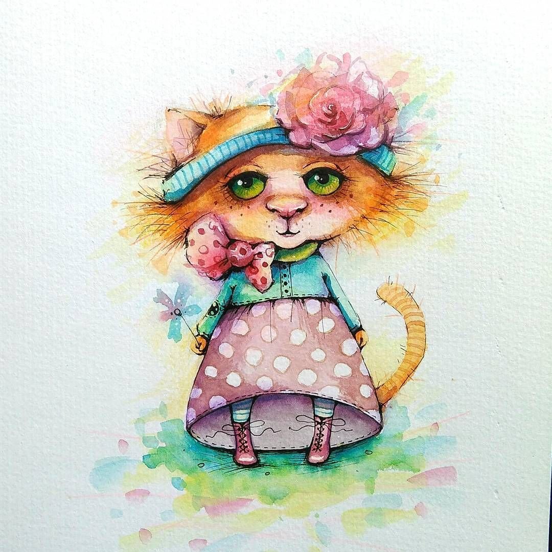 Марина Лебедева художник милые зверюшки