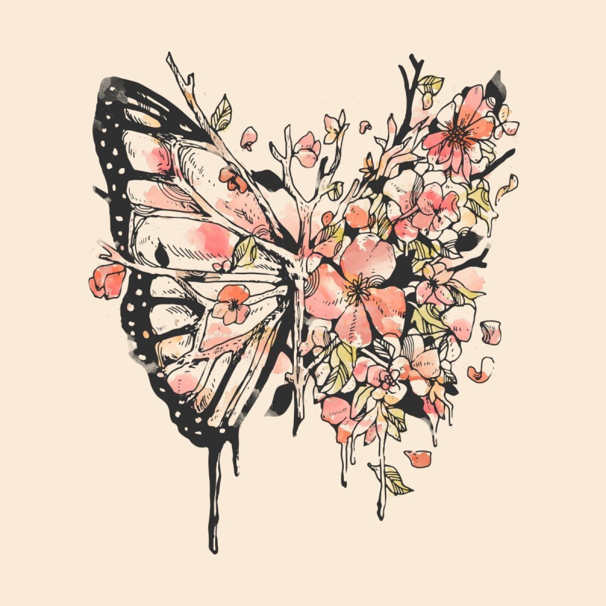 Стилизация бабочки