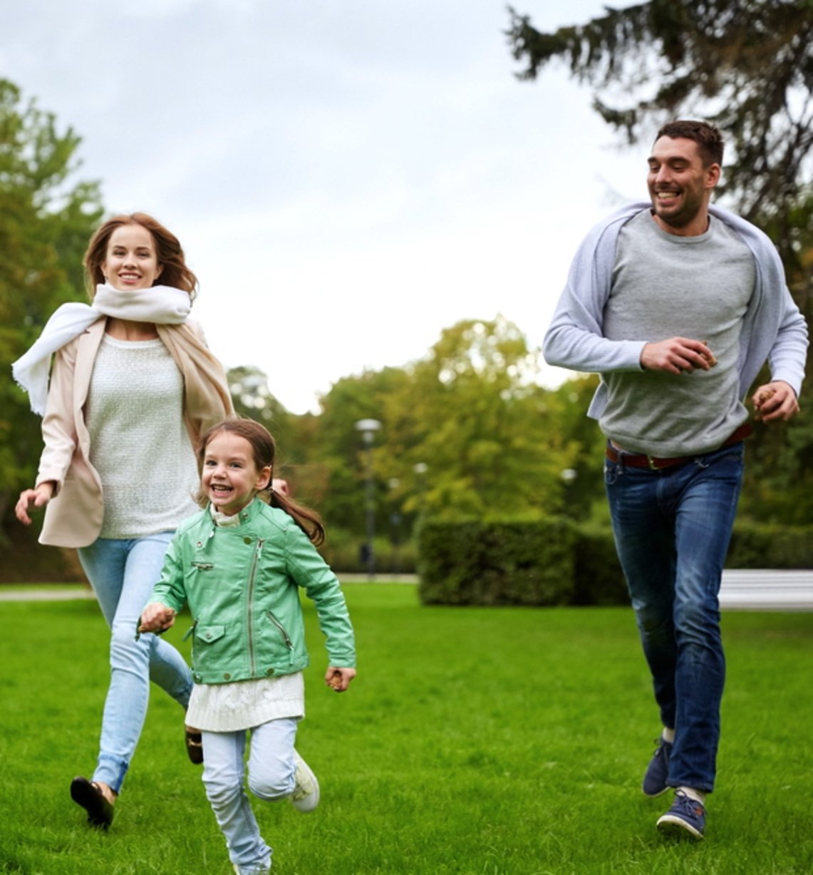 Пешие прогулки семьей