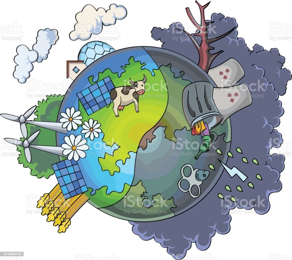 Загрязнение планеты для детей