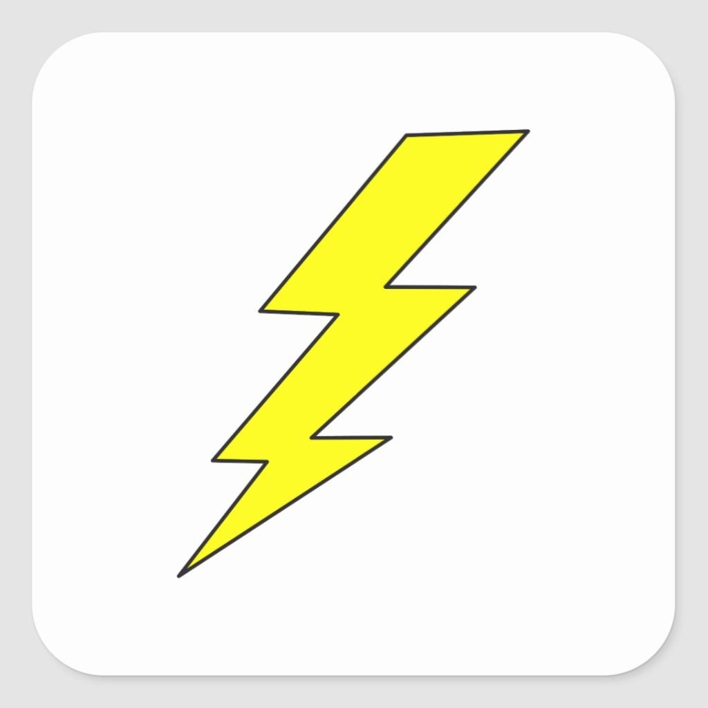 Молния мультяшная