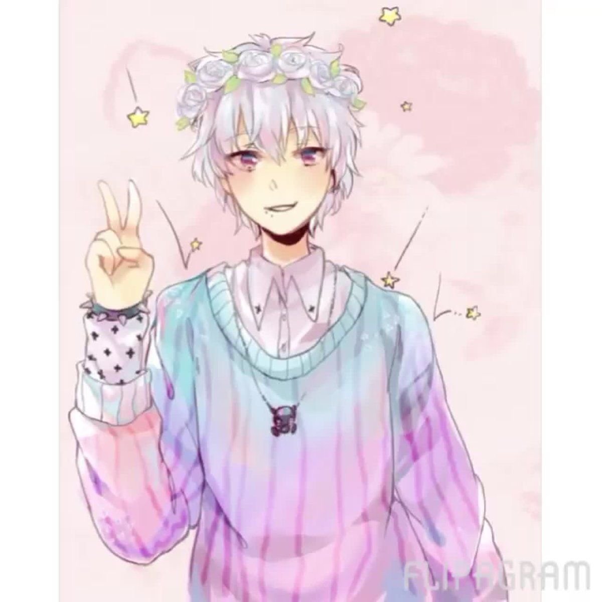 Pastel goth аниме арт кун