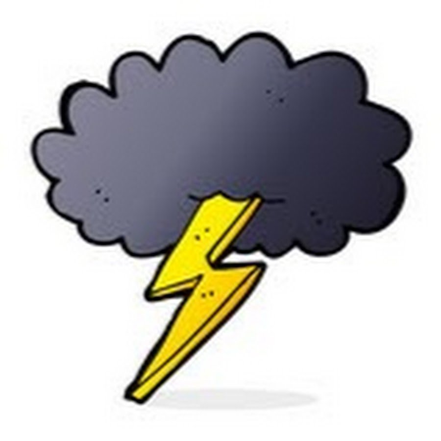 Туча, Гром и молния для детей