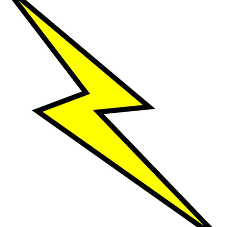 Молния мультяшная