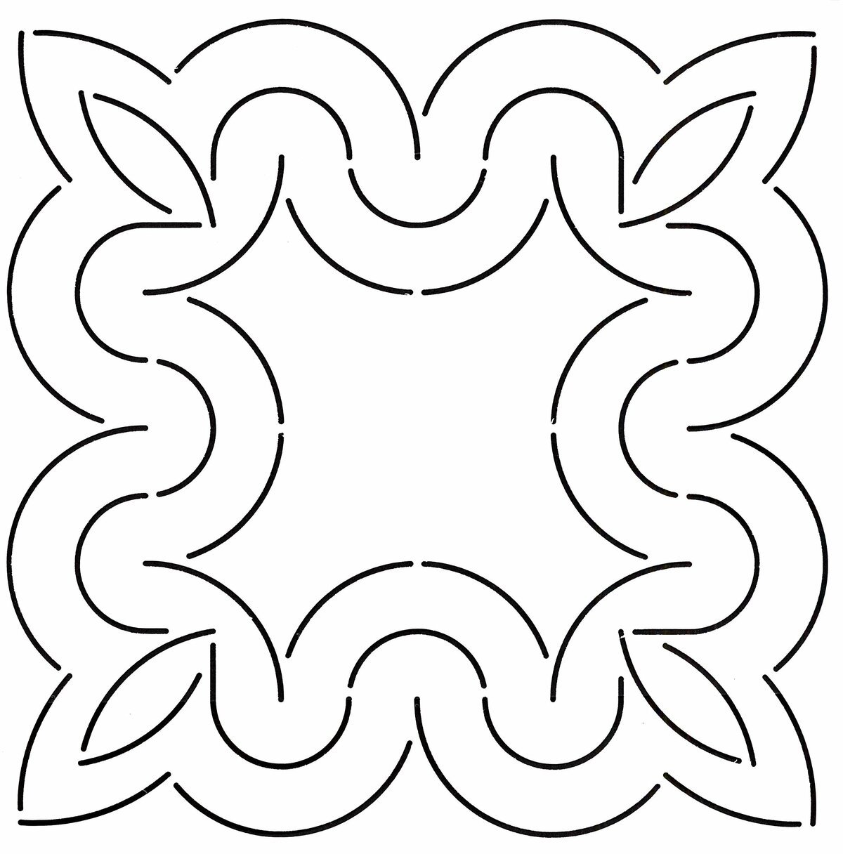 Трафареты для Стежки