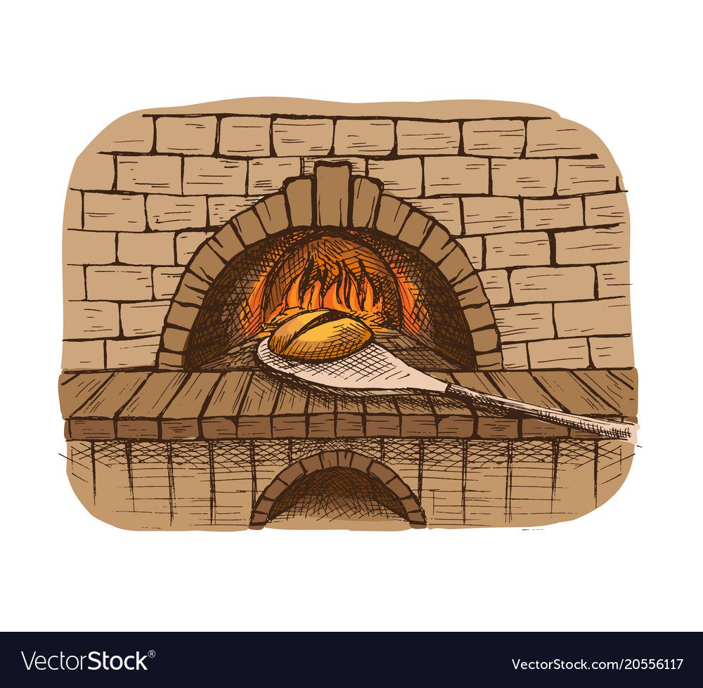 Русская печь в избе для детей