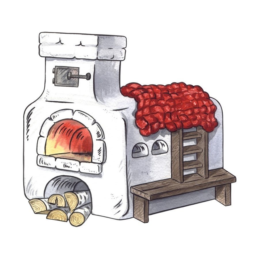 Русская печь для детей