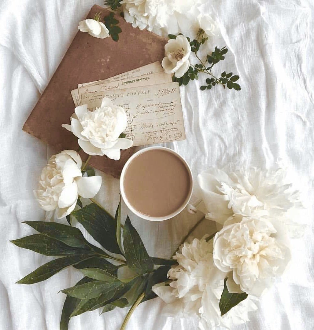 Пионы и кофе