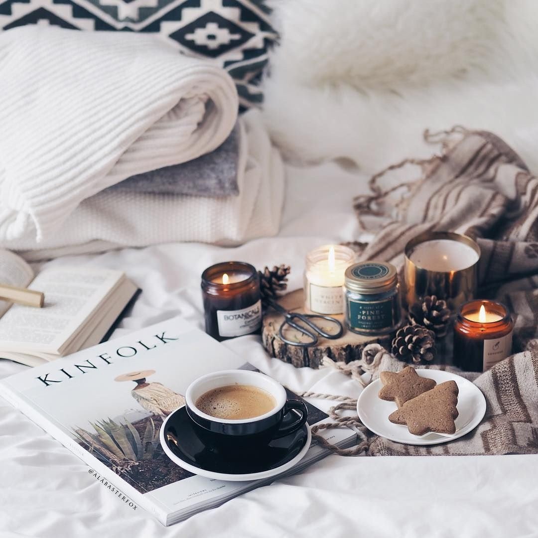 Уютная атмосфера с кофе