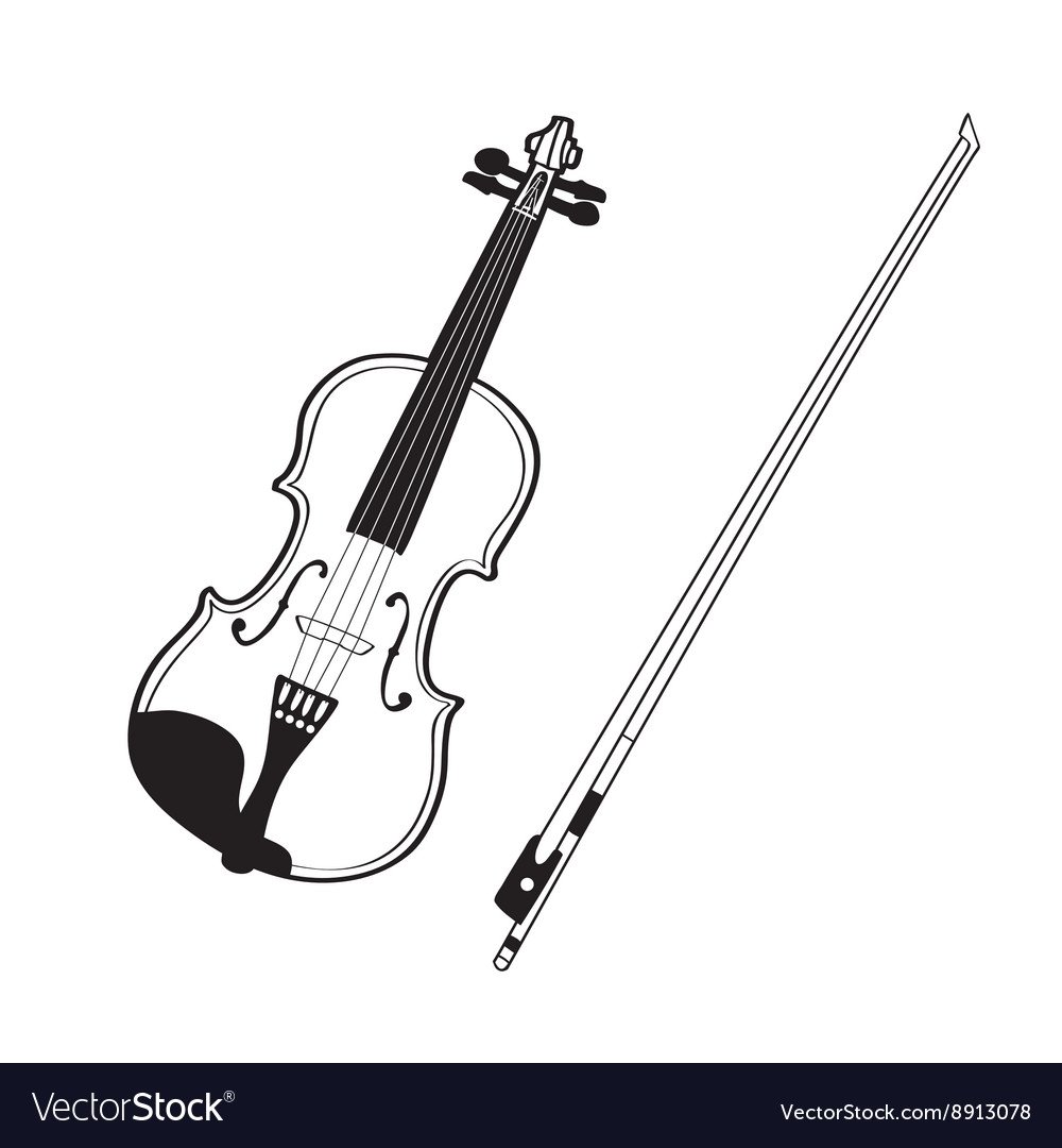 Струнные смычковые музыкальные инструменты раскраска