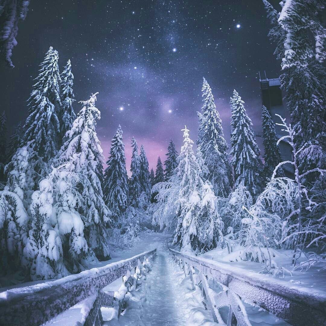 Зима снежинки