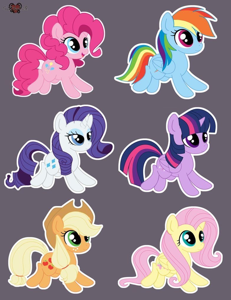 My little Pony силуэт