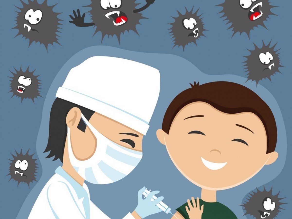 Человек с градусником