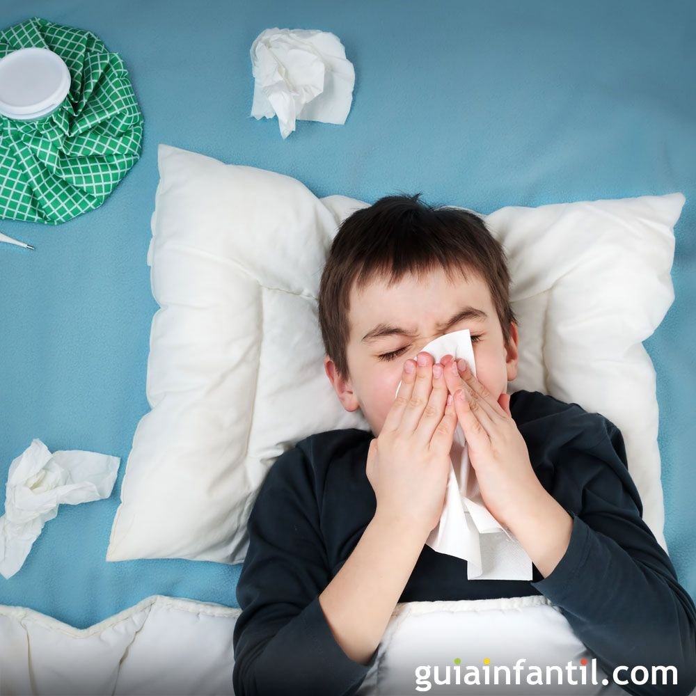 Больная девочка с градусником