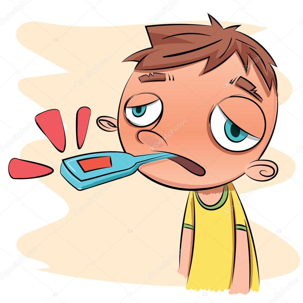 Человек болеет