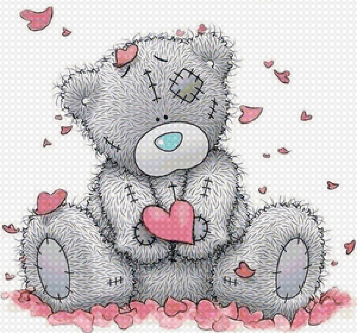 Мишки Тедди цветные