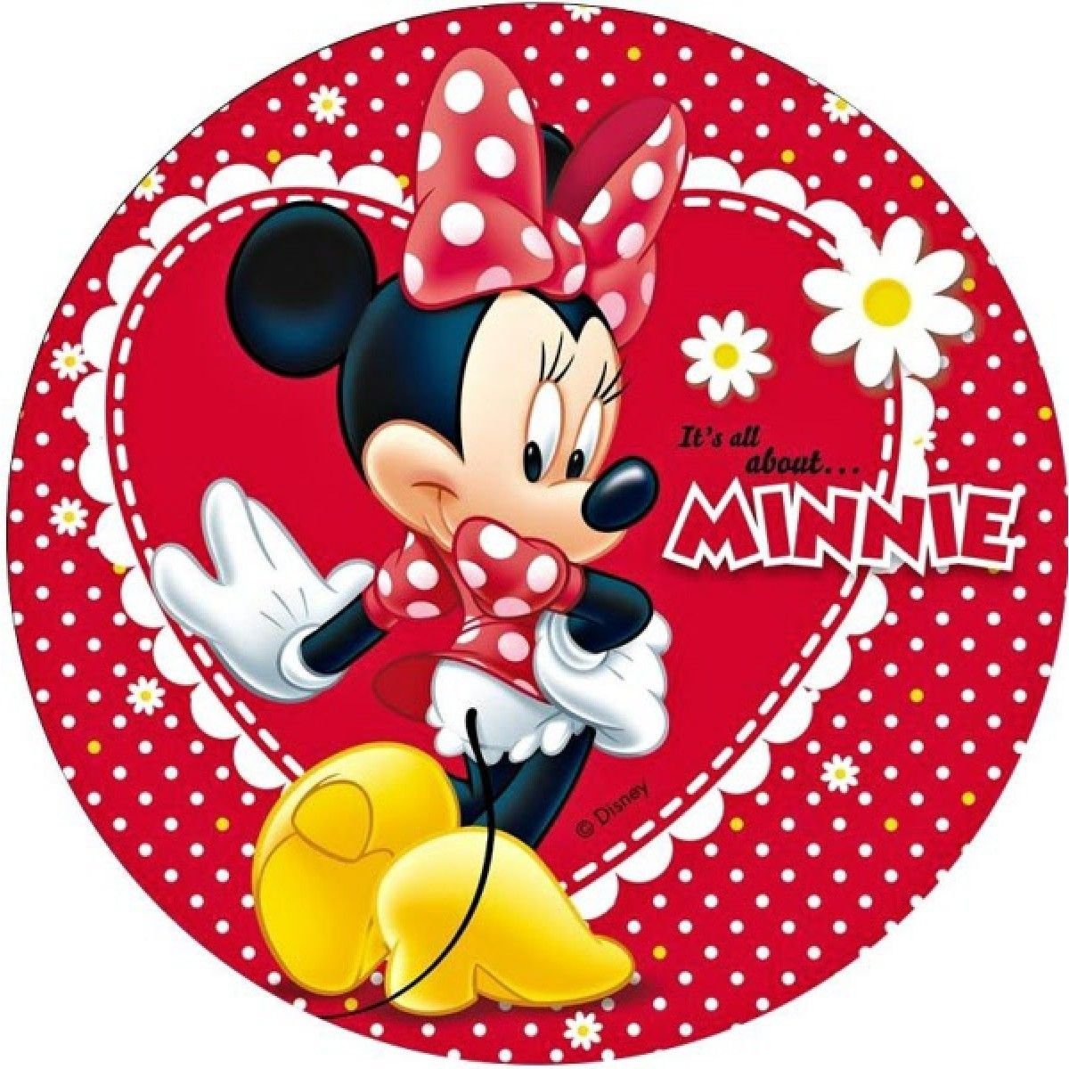 Минни Маус круглая