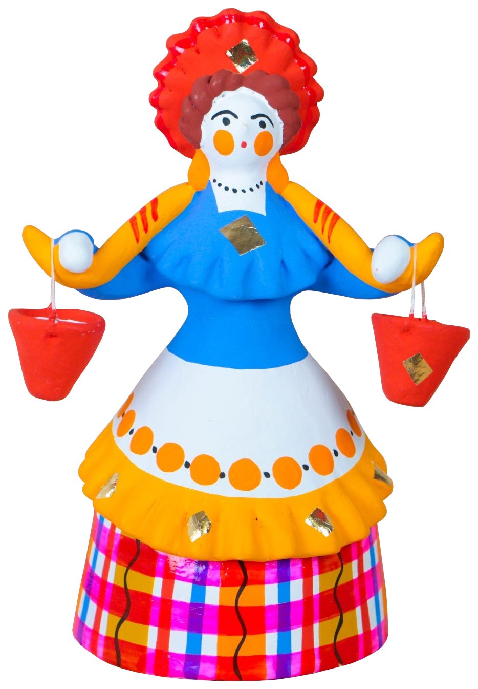 Дымковская Барыня щеголиха