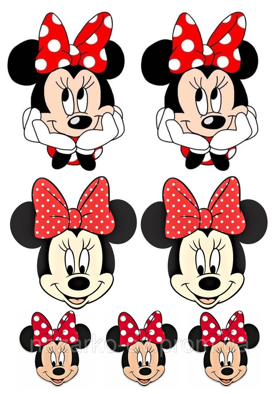Вафельная картинка Микки Маус