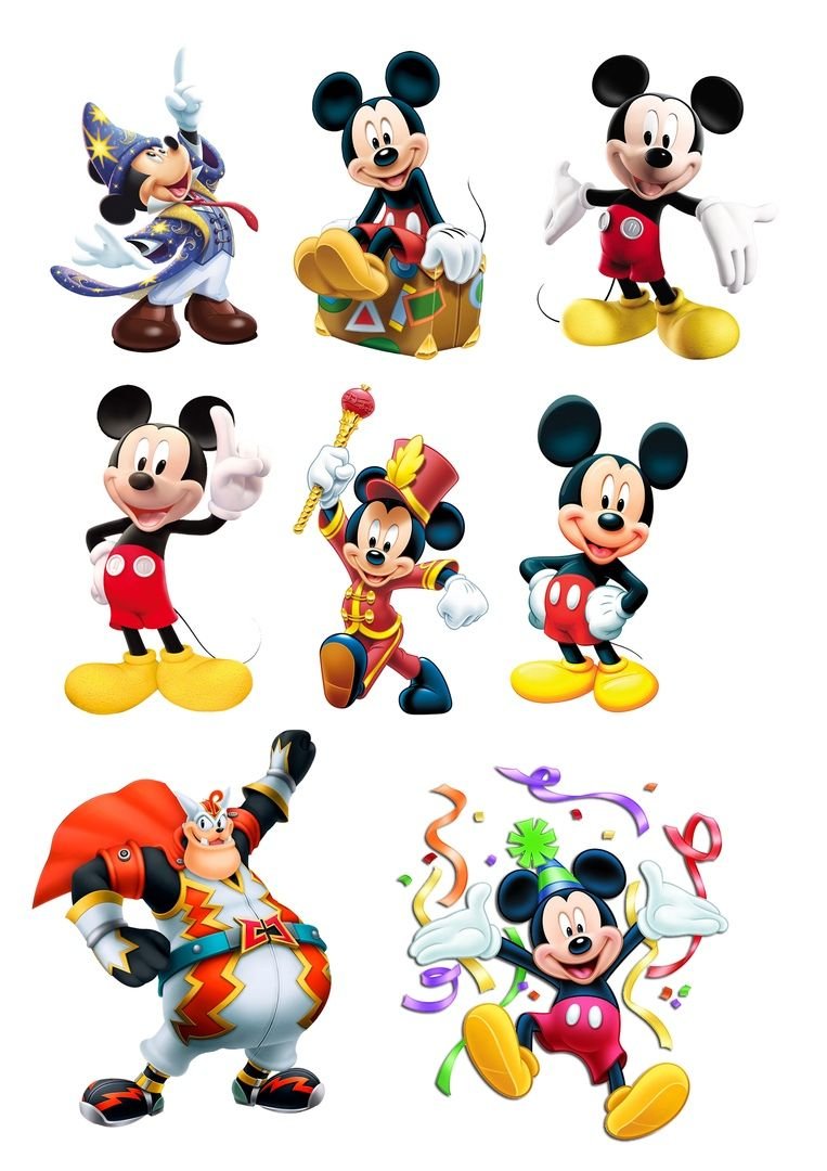 Микки Маус вафельная