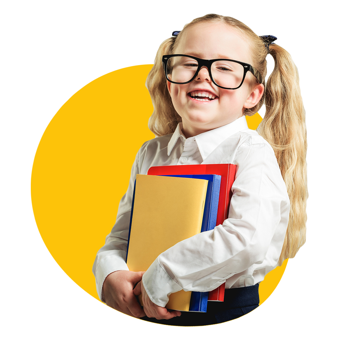 Мальчик подросток в очках