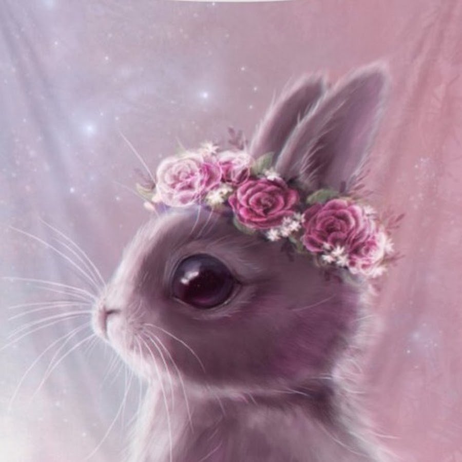 Красивый кролик арт