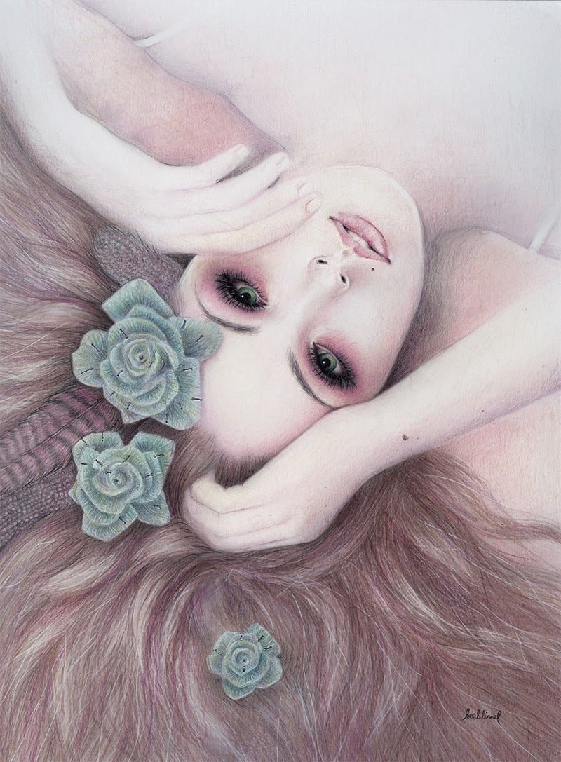 Рисунки необычных девочек