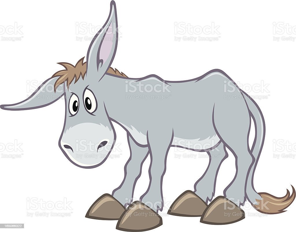 Осел мультяшный