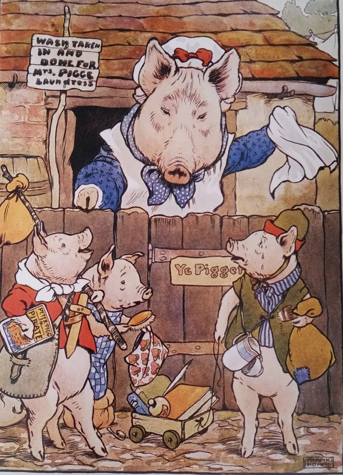 Картина три поросенка