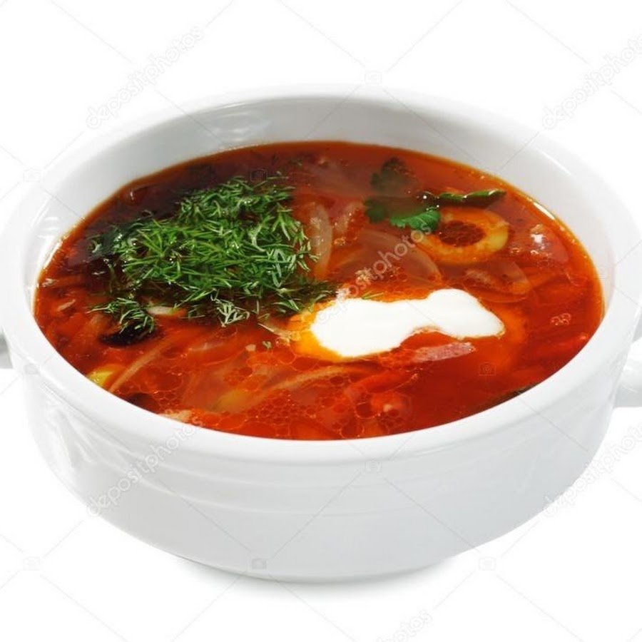 Солянка на прозрачном фоне