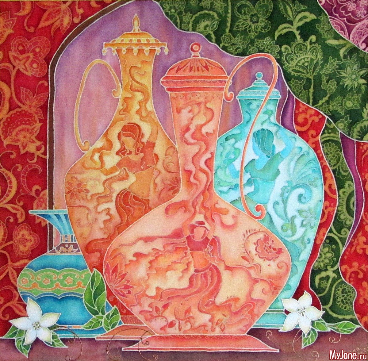 Батик натюрморт Восточный