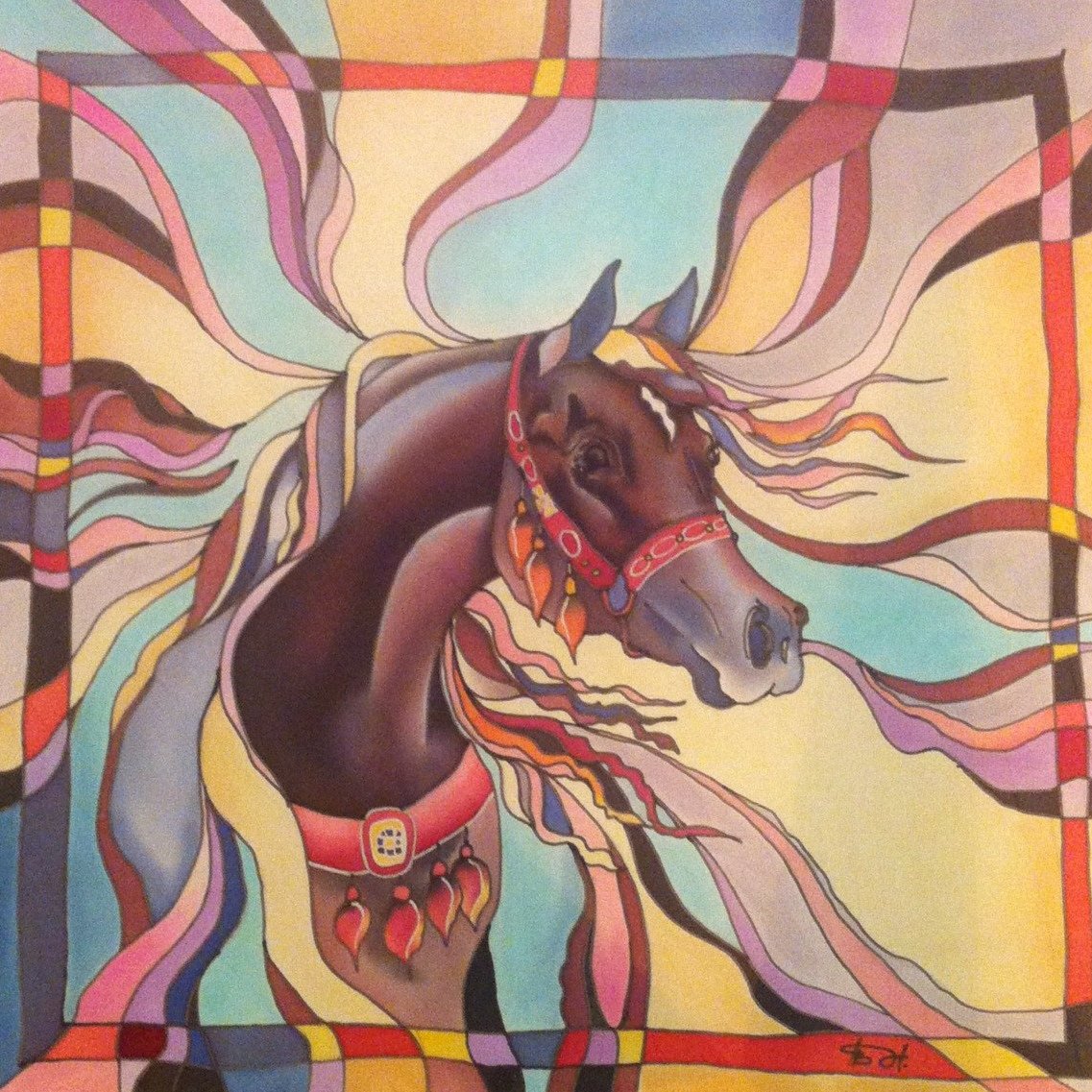 Стилизованные лошади