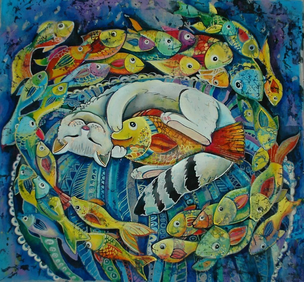 Батик Намаконовой Евгении