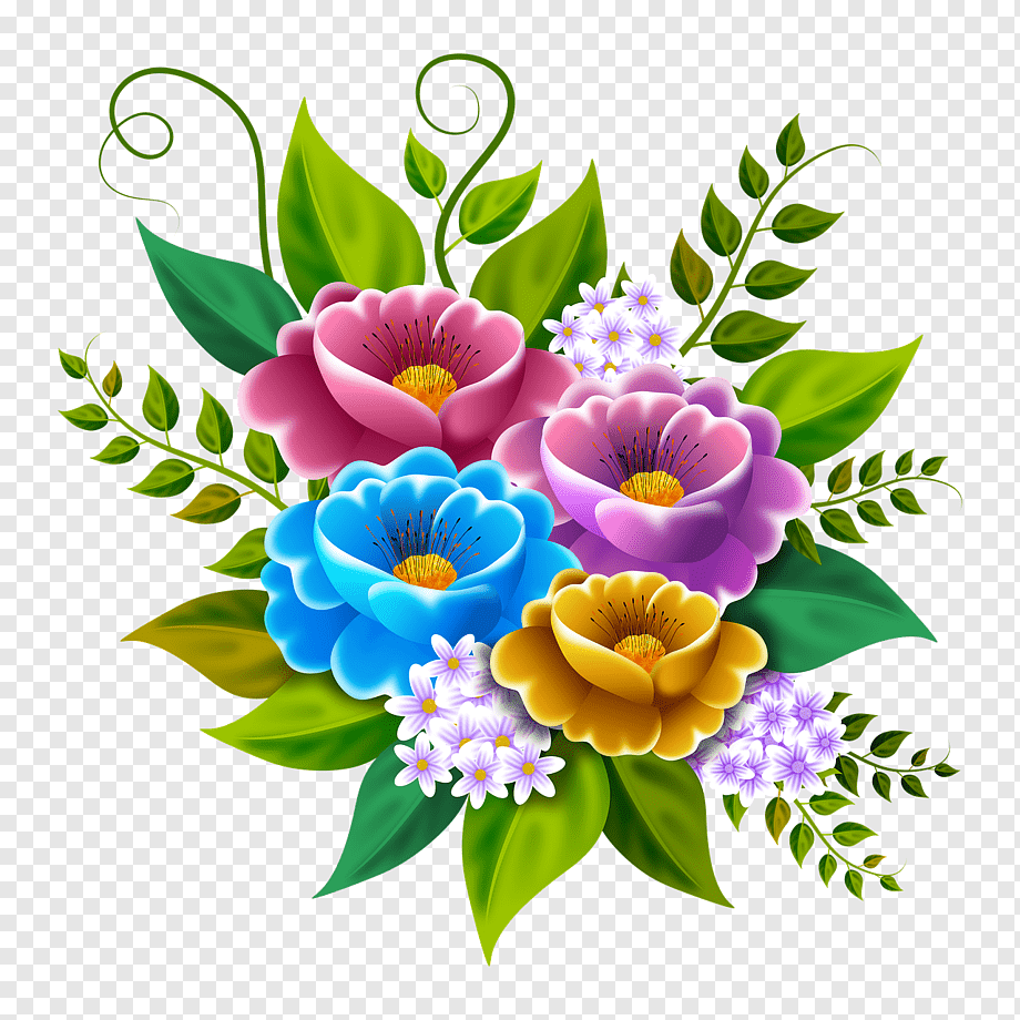 Корзина с цветами