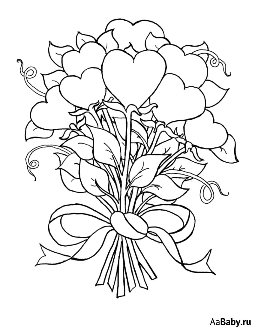 Векторные цветы букет