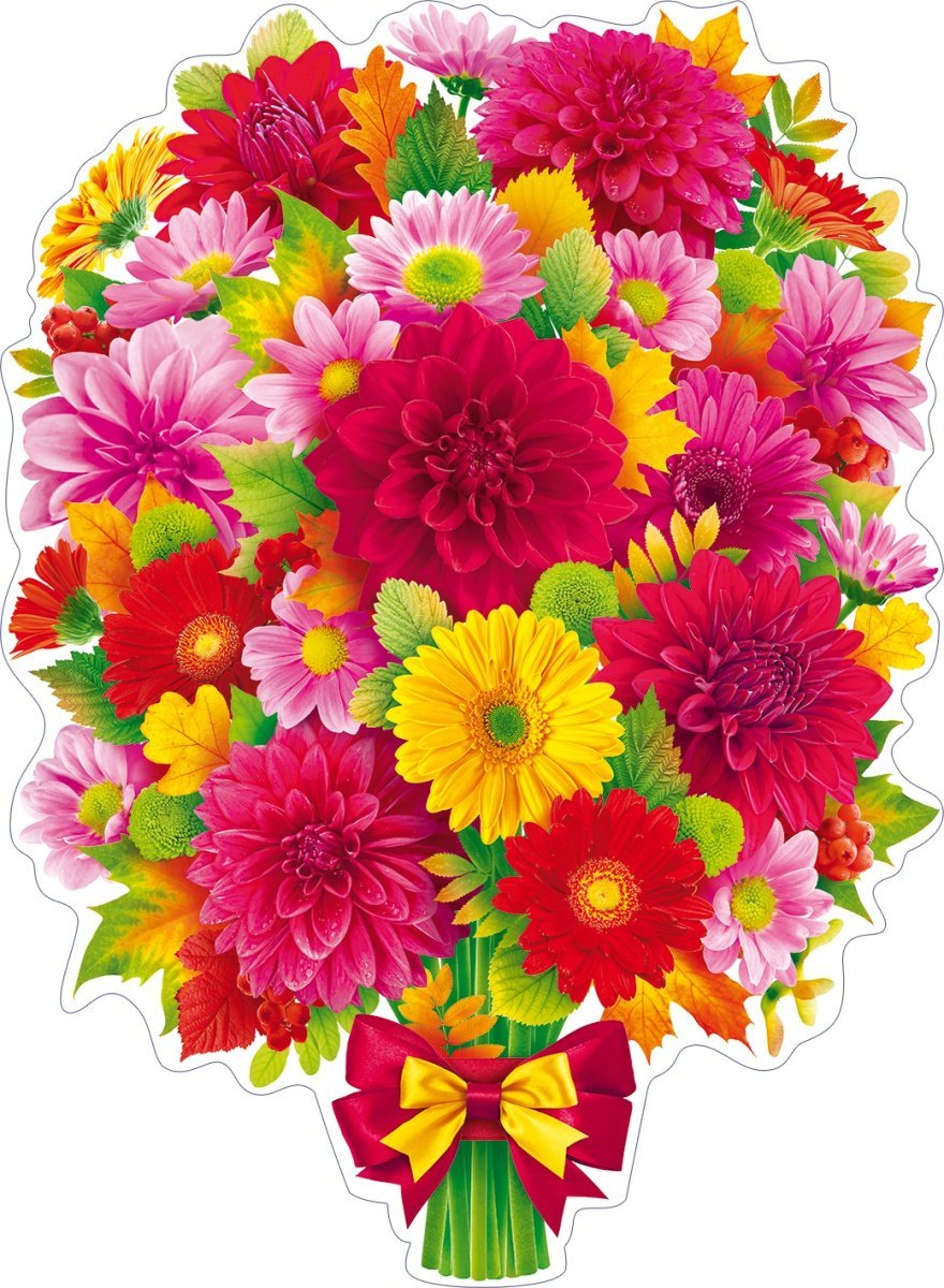 Букет 15 гербер