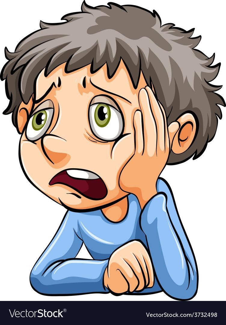 Грустное лицо мультяшное