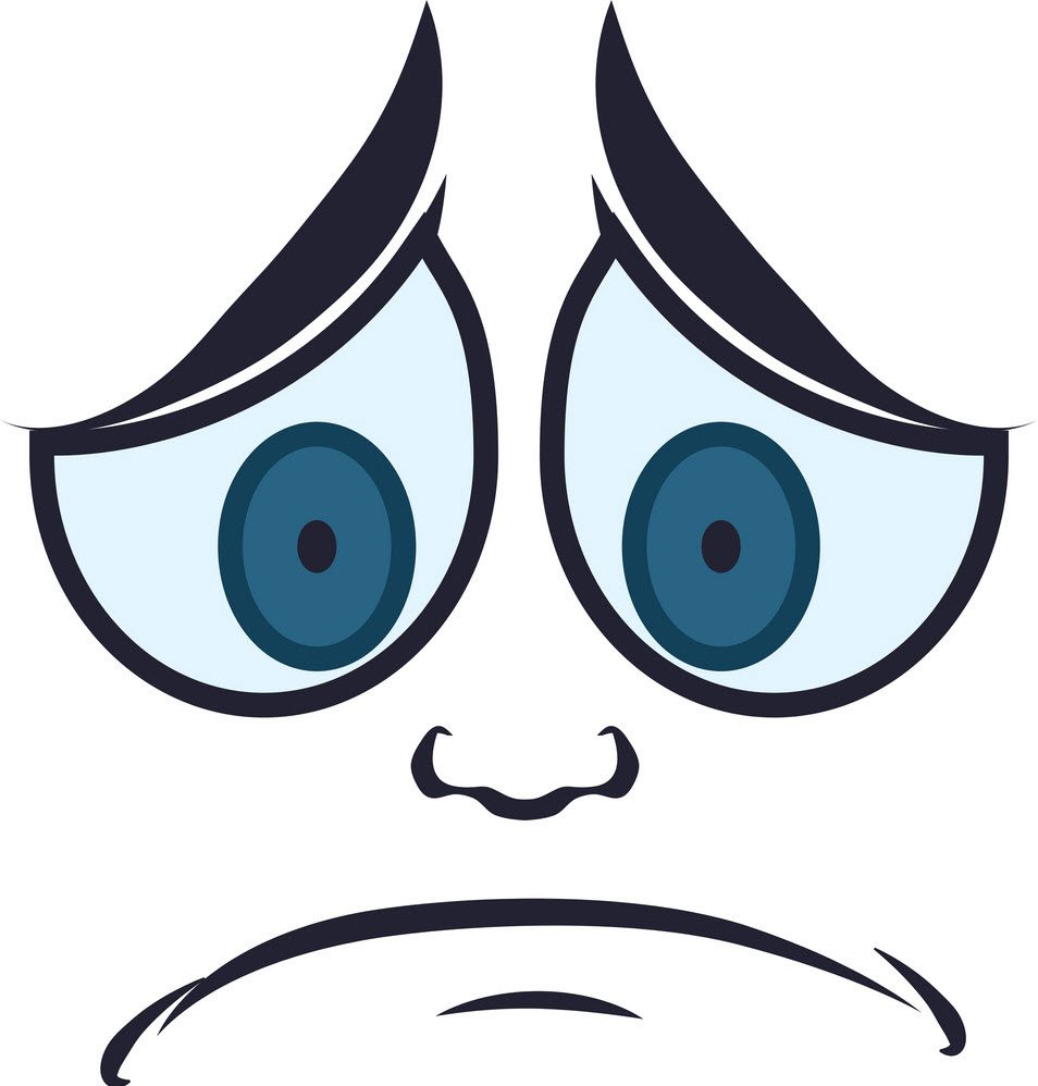 Грустные глаза мультяшные