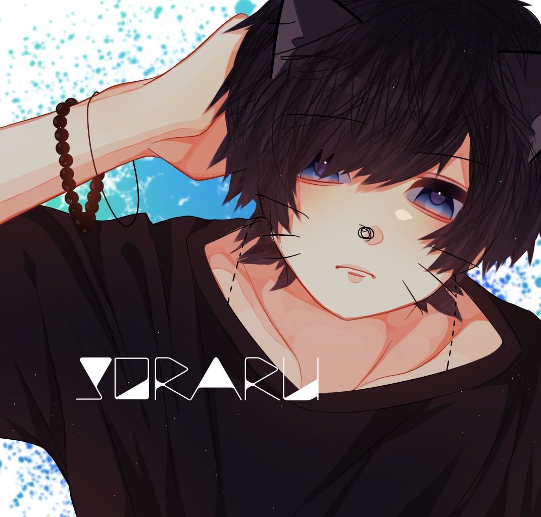 Аниме парень в капюшоне