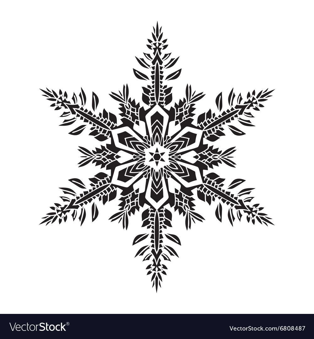 Снежинка тонкая