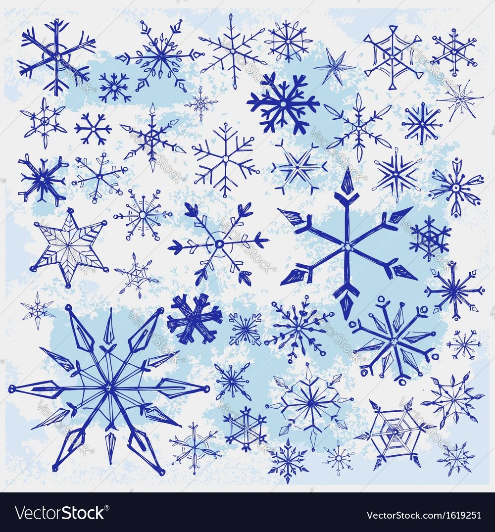 Frozen Winter Watercolor Clipart