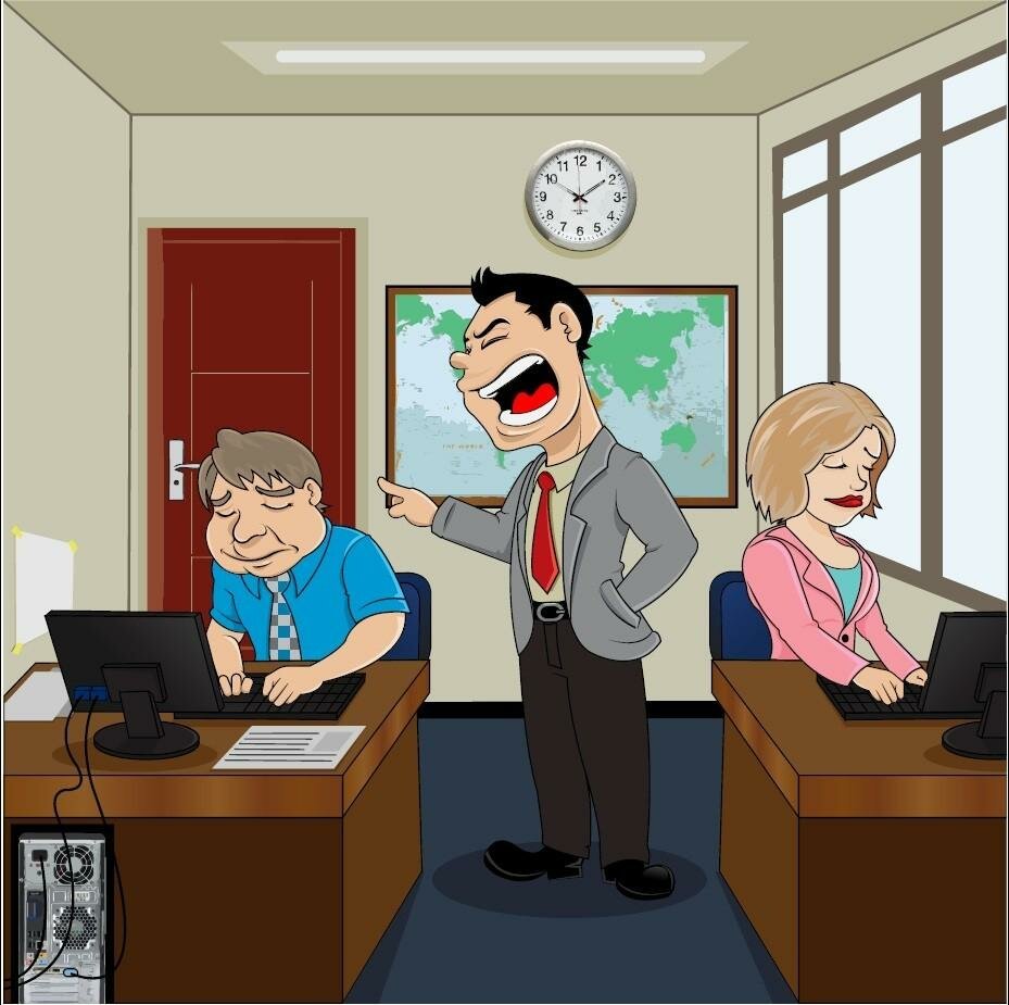 Начальник и работник