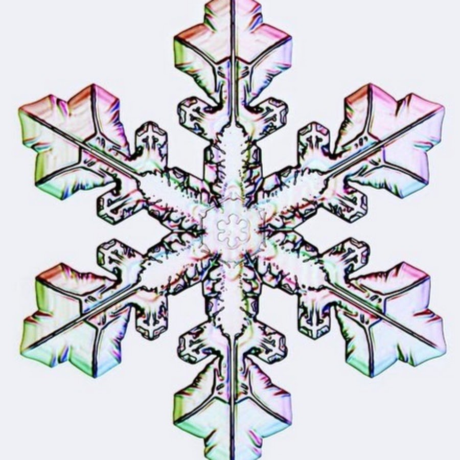 Снежинка рисунок карандашом