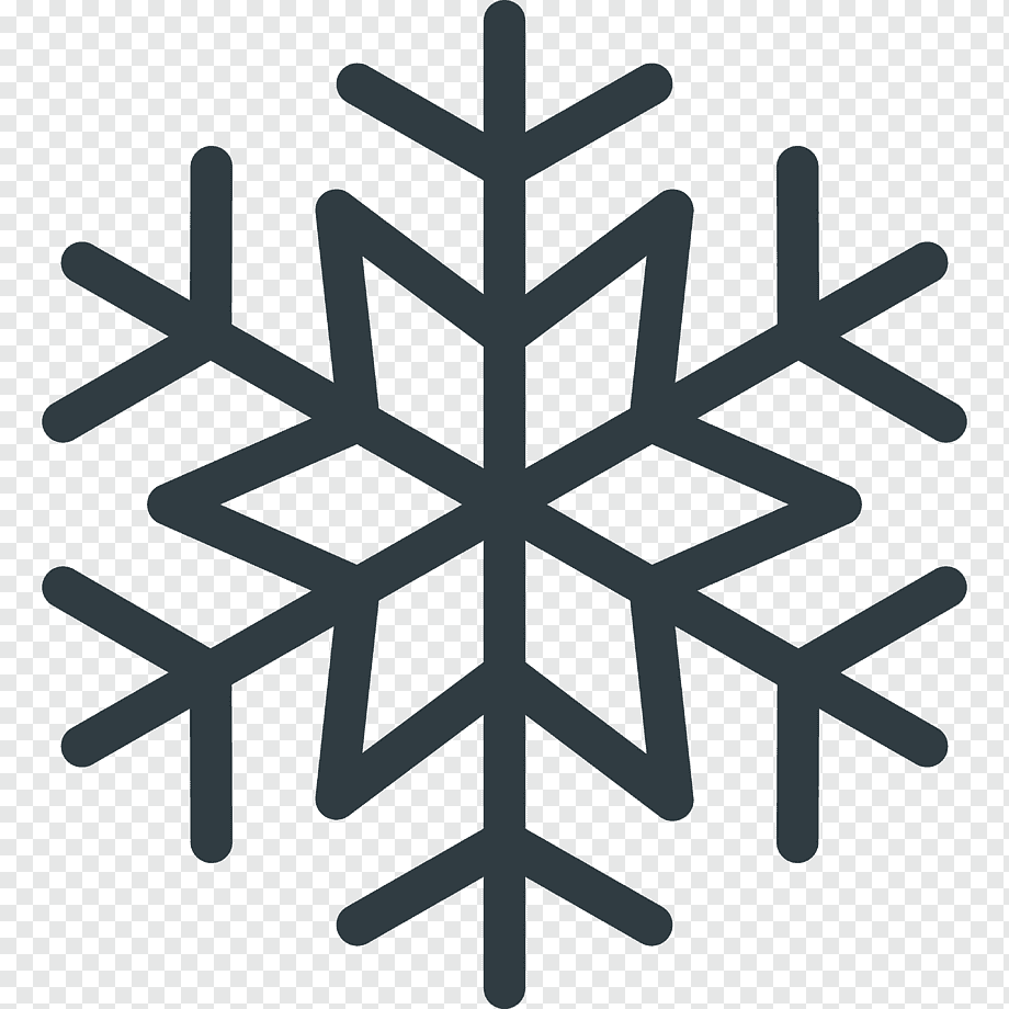 Акварельные снежинки